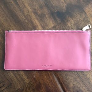 Coach Mauve Simple Envelope Wallet